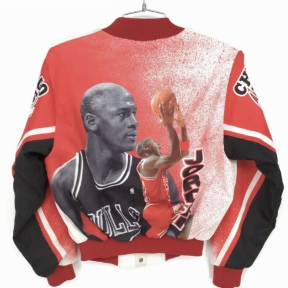 Vintage Chalk Line Michael Jordan #23 Chicago NBA Jacket - Size 14/16 Like XS